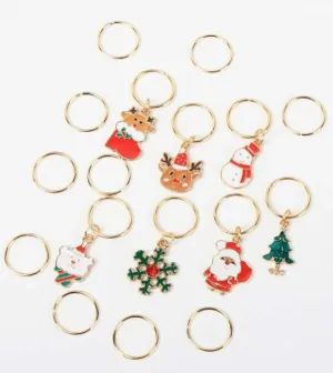 Christmas Hair Rings
