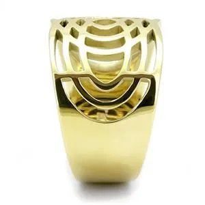 CJE3119 Wholesale Women's Stainless Steel IP Gold Fashion Ring