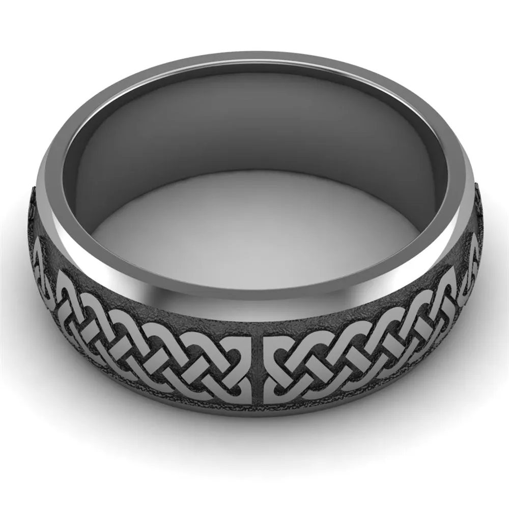 Claddagh Wedding Ring UCL1-TITAN8M - TITANIUM