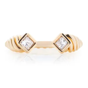 Classique Creations Princess Diamond Rope Open Band