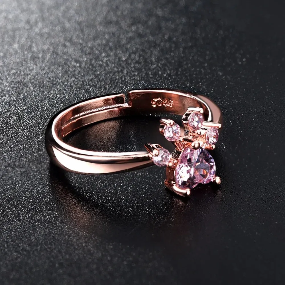 Claw Rose Gold Rings