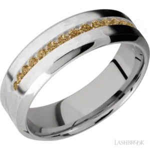 Cobalt Chrome band with Gemstones