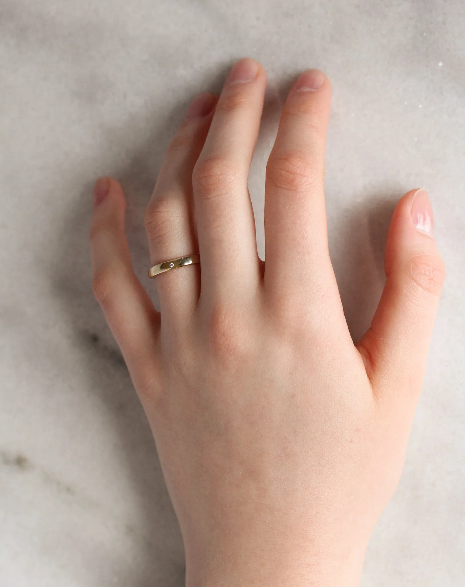 Compass Four Points Diamond Band