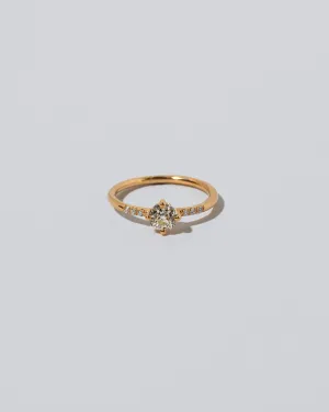 Compass Rose Ring - White Diamond