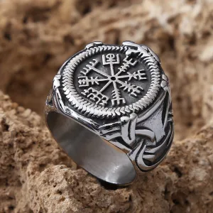 Compass Vegvisir Ring