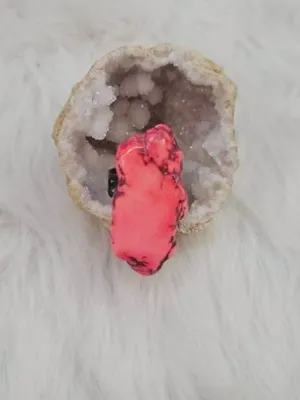 Coral Stone Ring
