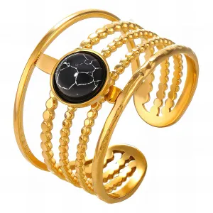 Cosmic Compass Wrap Ring – 18K Gold