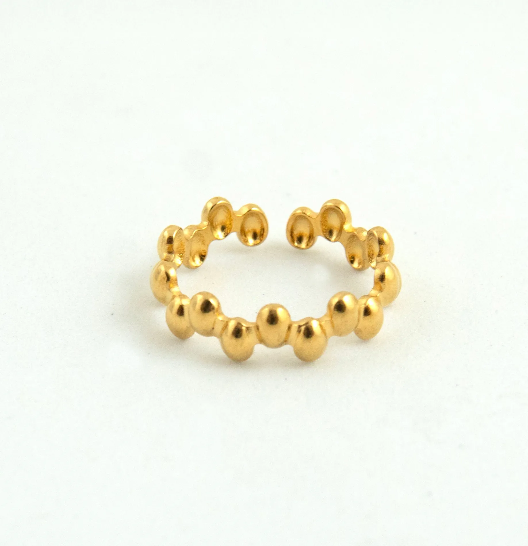 Crib Luxe Adjustable Ring Gold Plated