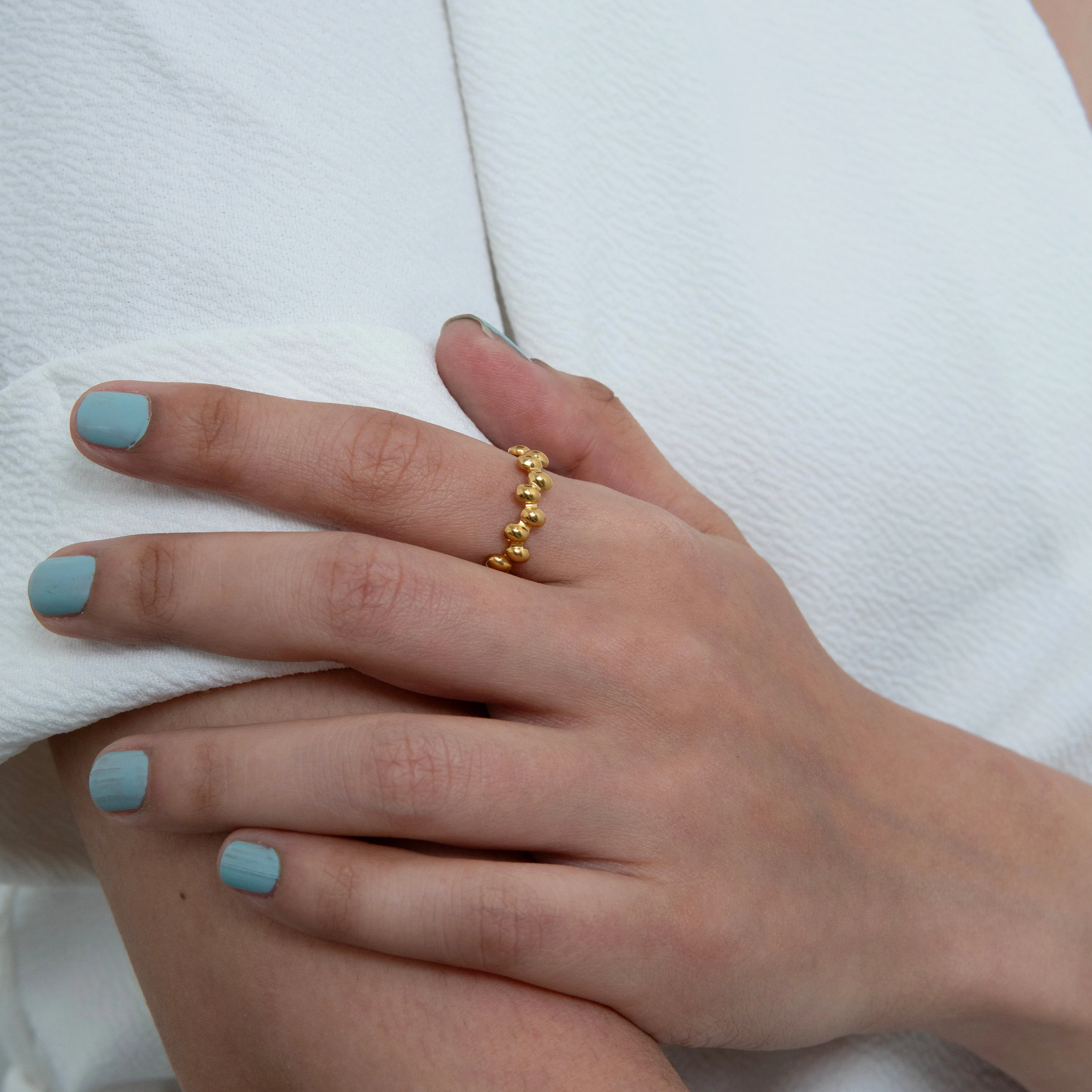 Crib Luxe Adjustable Ring Gold Plated