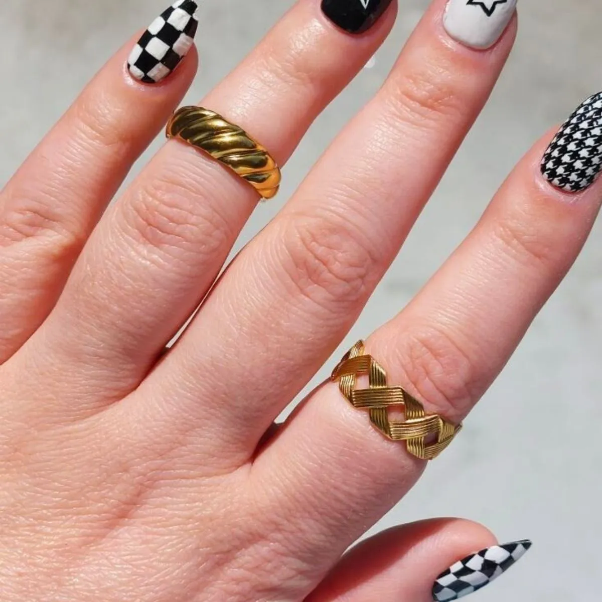Crisscross Adjustable Ring - Gold or Silver