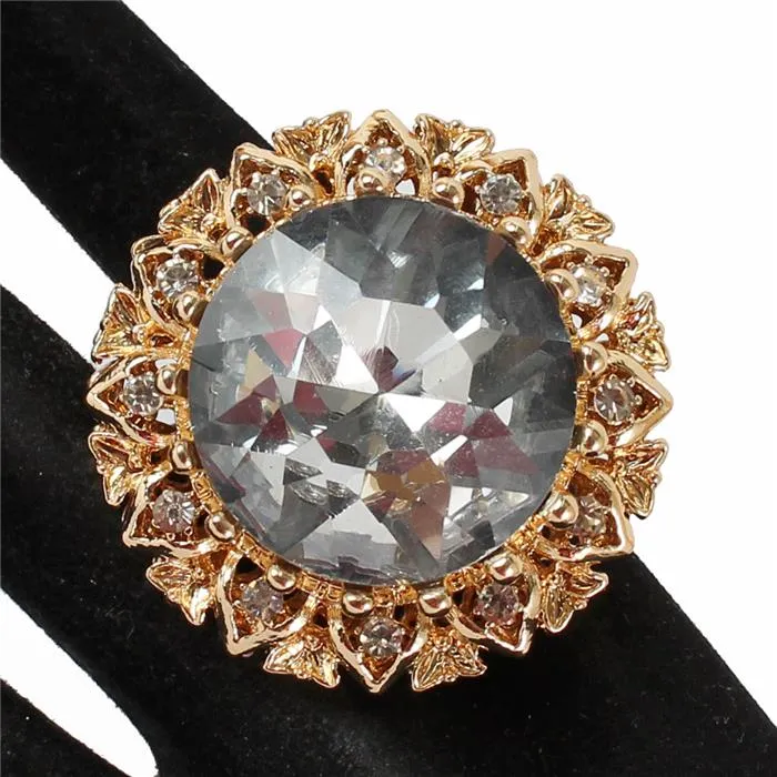 Crystal Chunky Stretch Ring