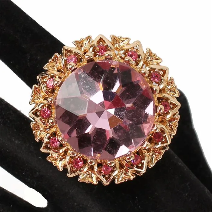 Crystal Chunky Stretch Ring