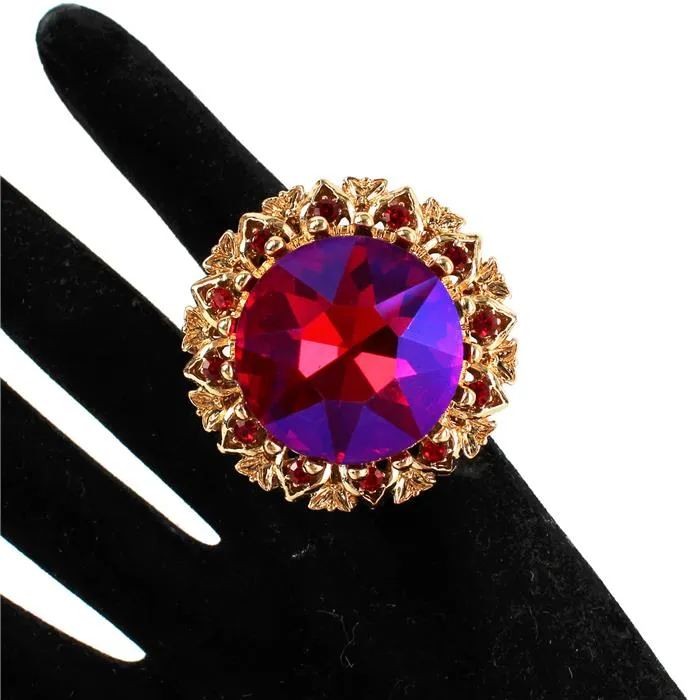 Crystal Chunky Stretch Ring