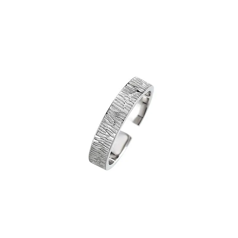 Customized Vine Couple Rings Personalized Mori Open Ring
