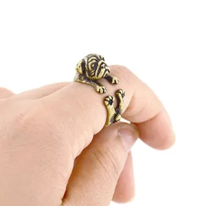 Cute Pug Rings - Wrap Ring