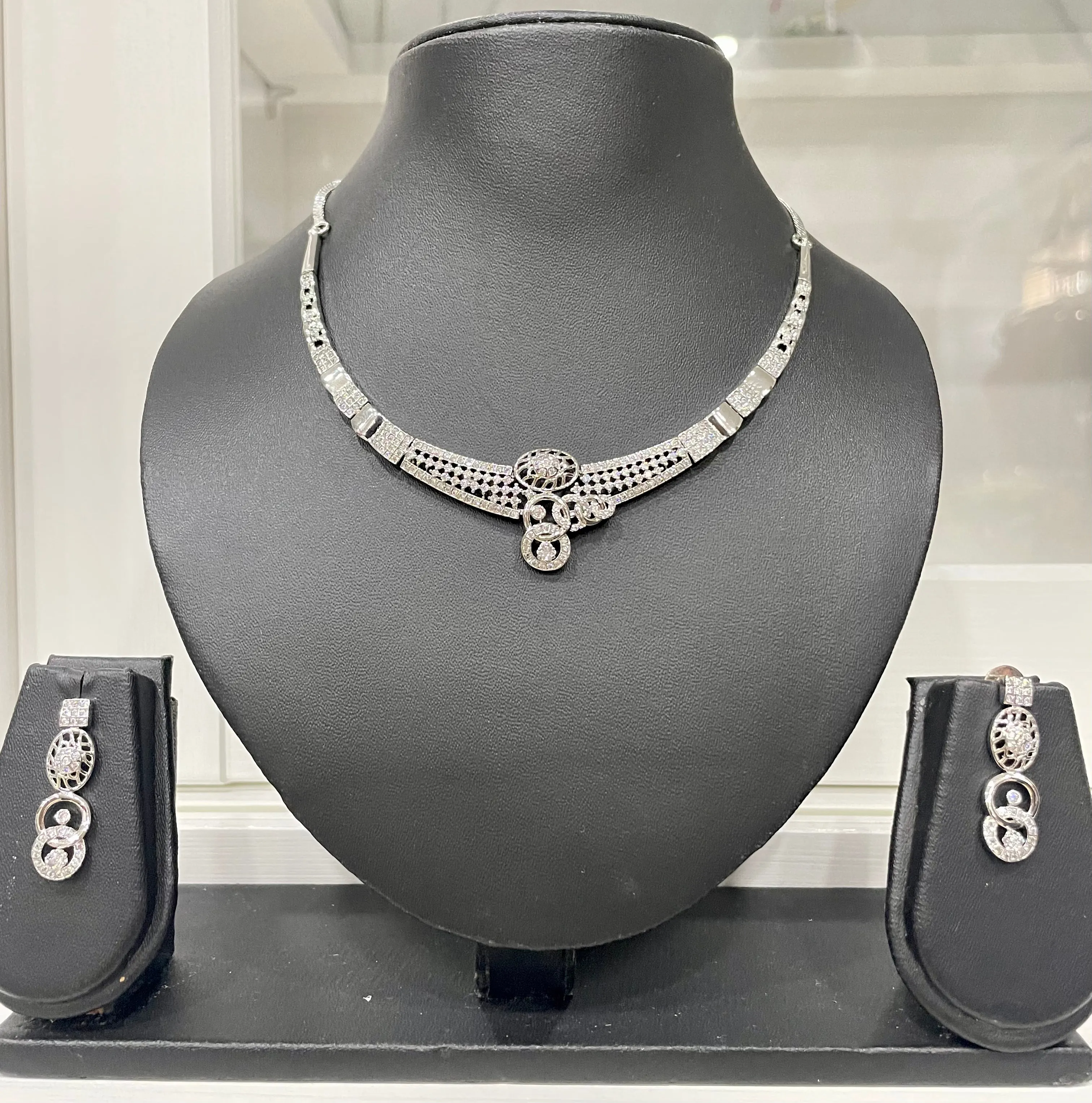CZ Necklace Set