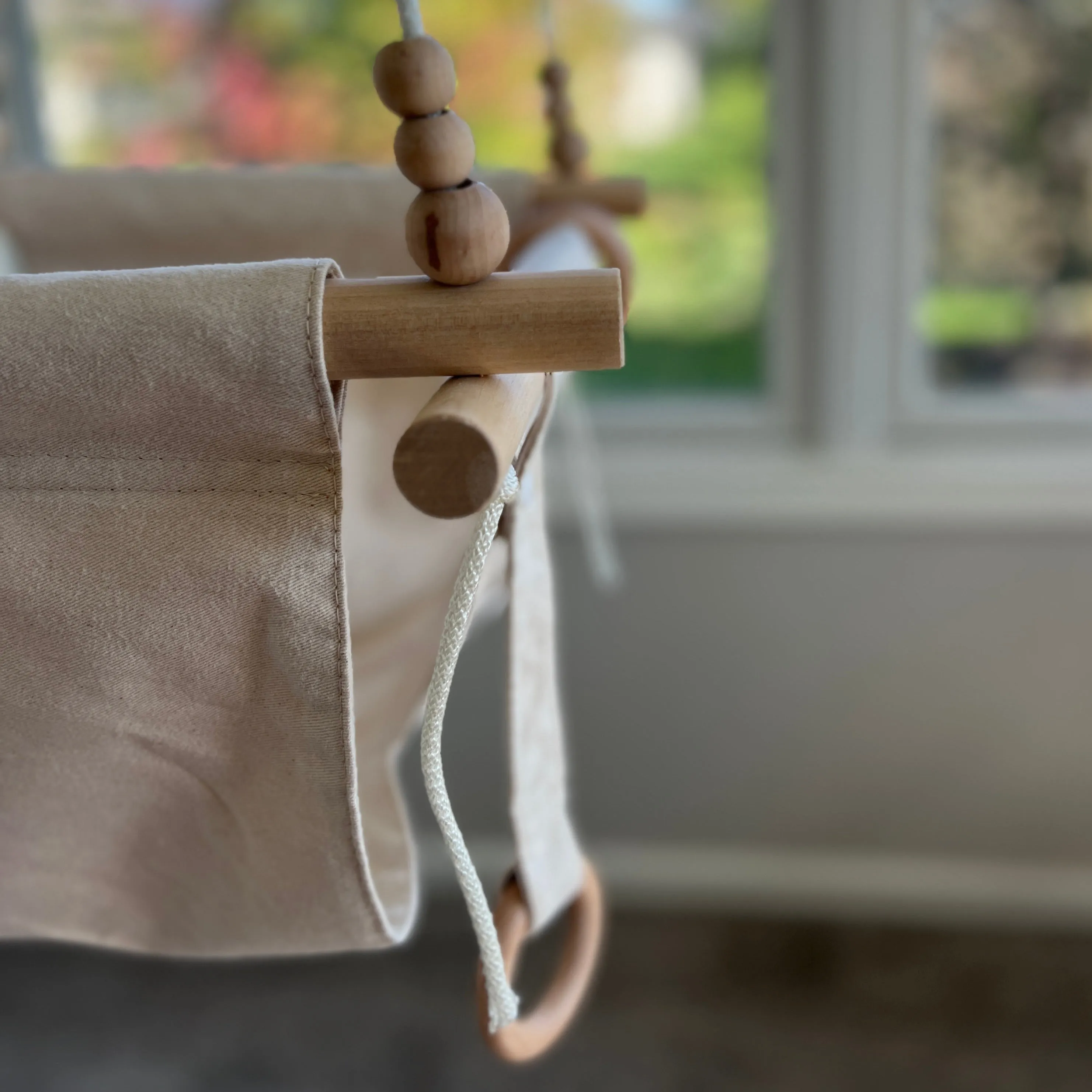 Deluxe Indoor High Back Swing Bundle-Vanilla
