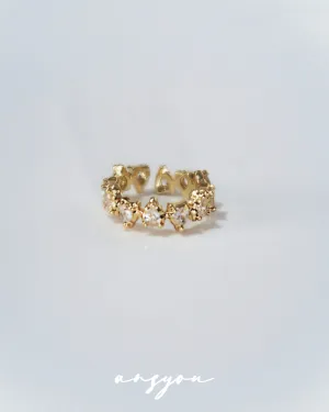 Dewdrop Cascade Diamond Ring
