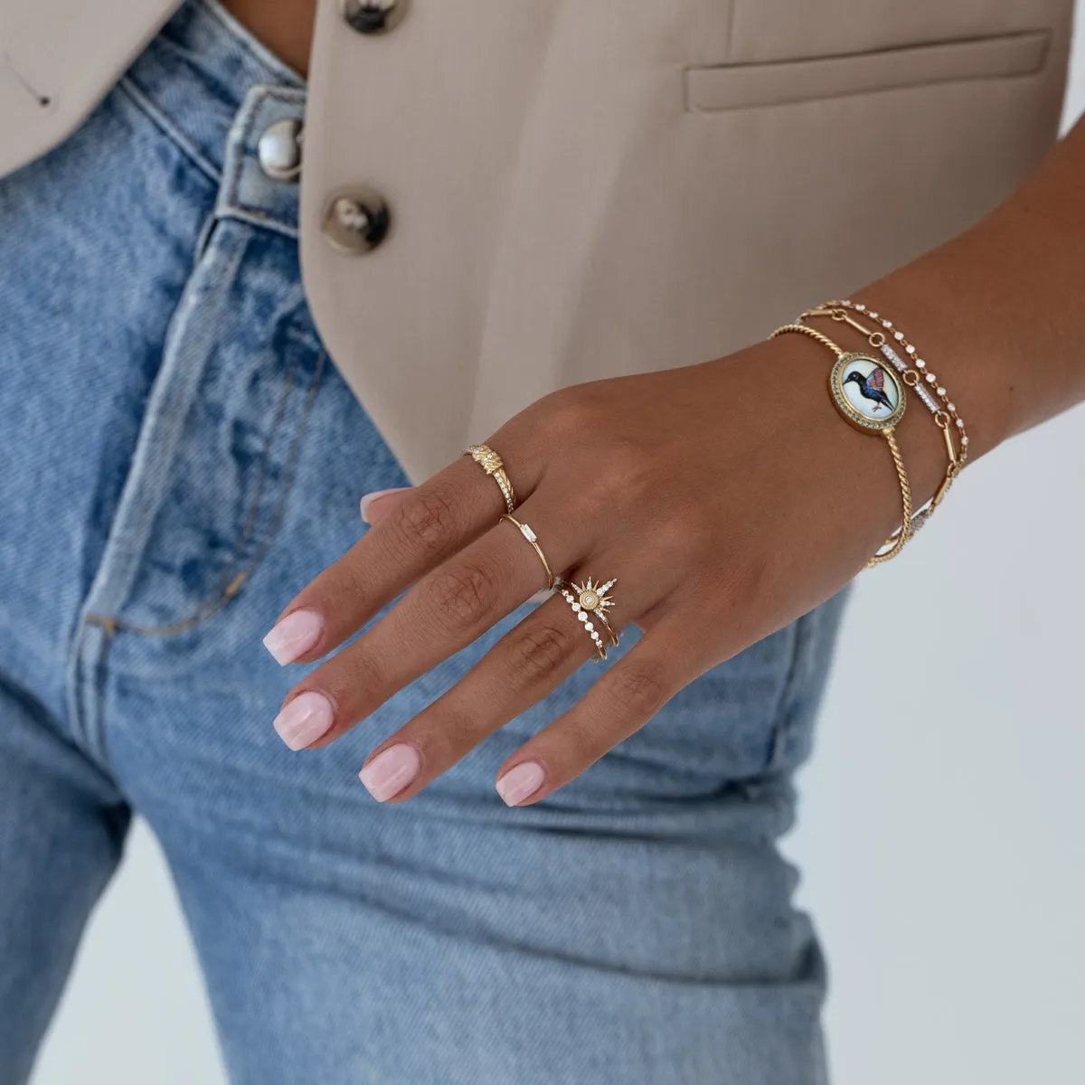 Diamond Bind Ring