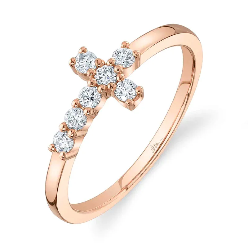 Diamond Cross Ring