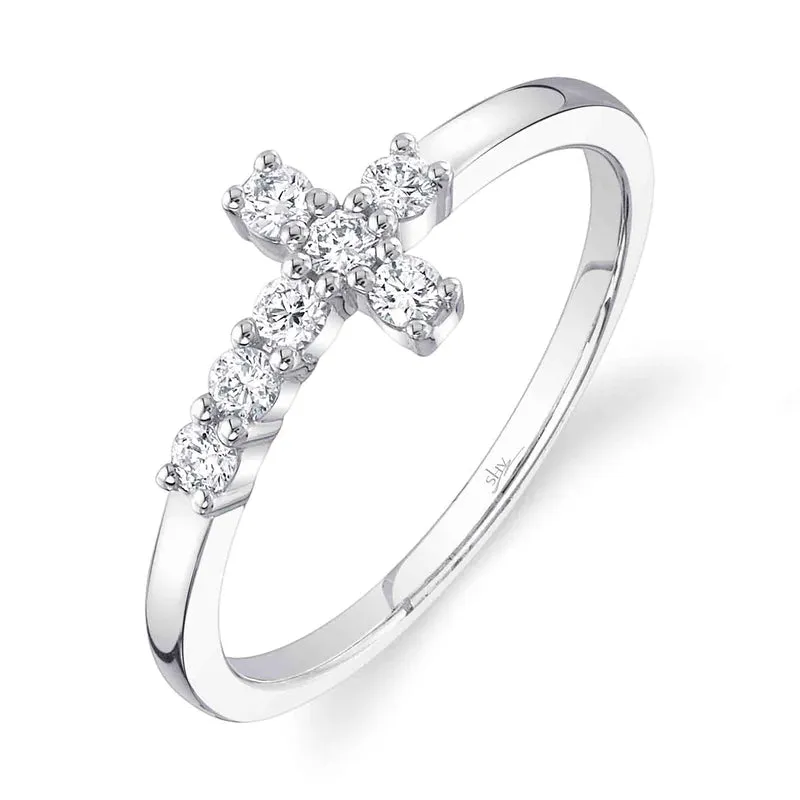 Diamond Cross Ring