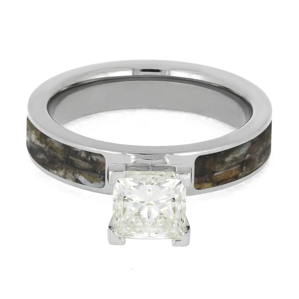 Diamond Golf Engagement Ring with Tee Inlay