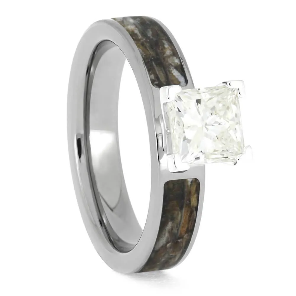 Diamond Golf Engagement Ring with Tee Inlay