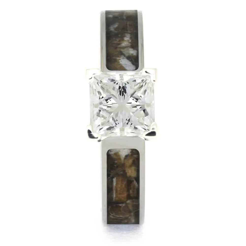 Diamond Golf Engagement Ring with Tee Inlay