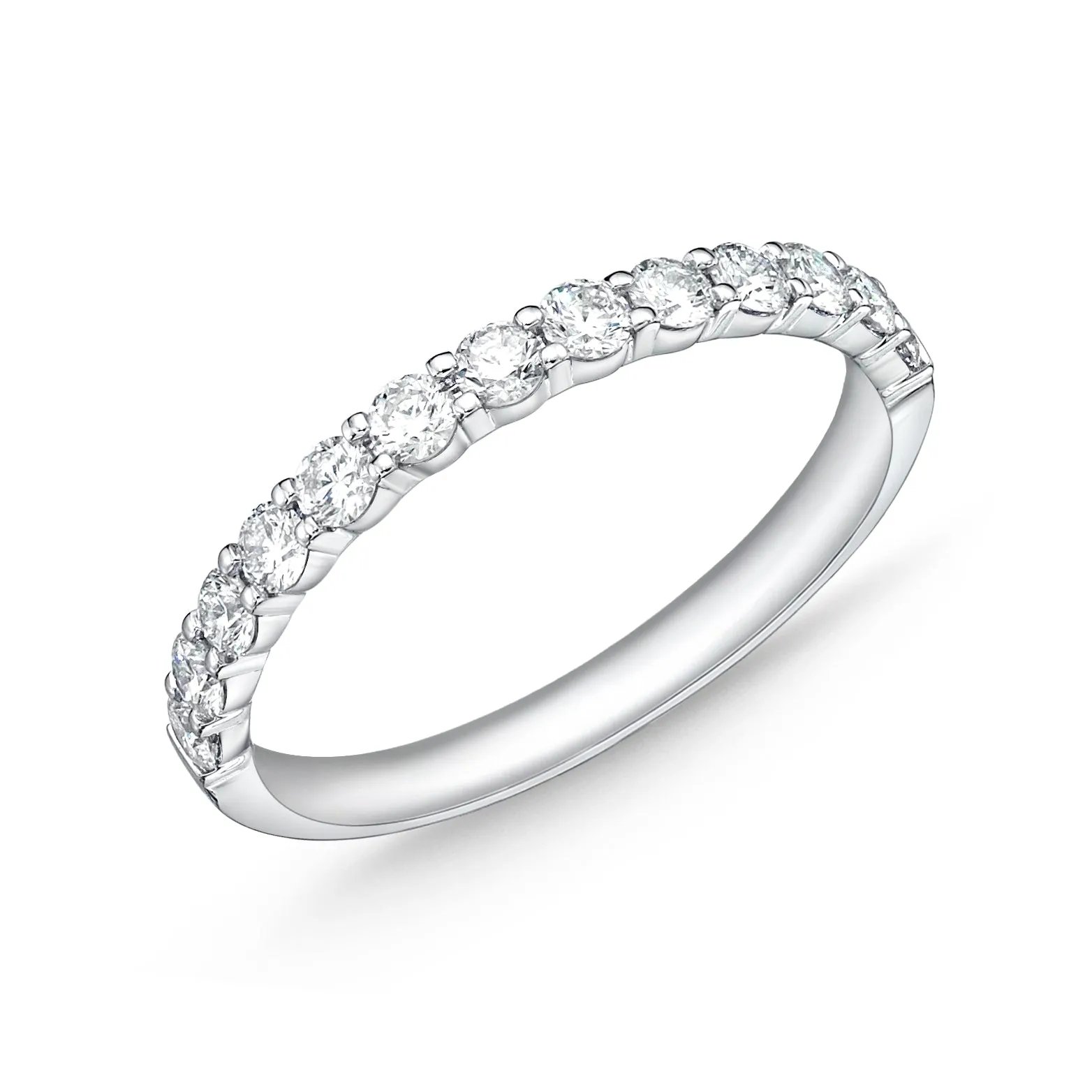 Diamond Petite Prong 13 Stone Band .5 Total Carat Weight
