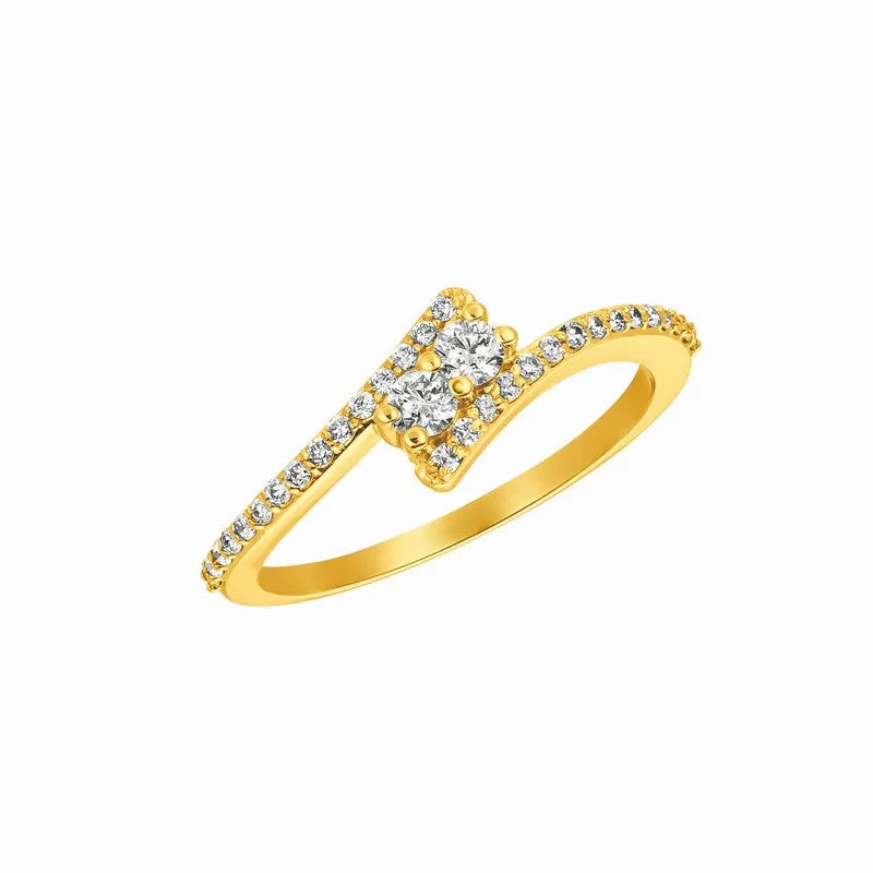 DIAMOND RING 14K GOLD (0.33 CTW) 3