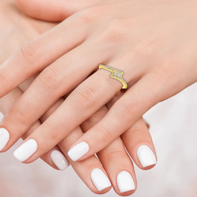 DIAMOND RING 14K GOLD (0.33 CTW) 3