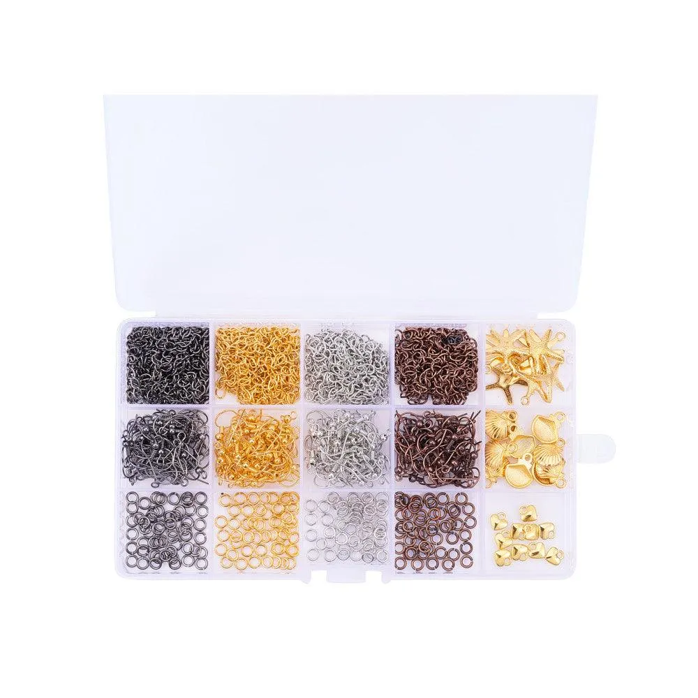 DIY Dangle Earring Making Mixed Color Findings