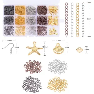 DIY Dangle Earring Making Mixed Color Findings