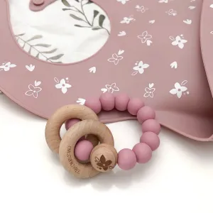 Elements Range Wooden Teether & Rattle