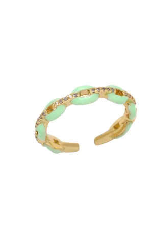 Enamel Link Rings