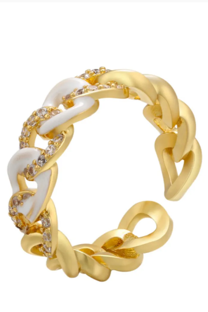 Enamel Link Rings