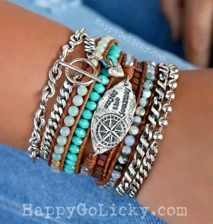 Enjoy the Journey 5x Wrap Bracelet