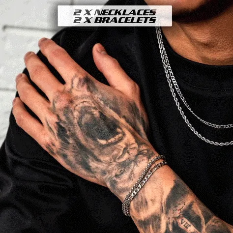 Essentials Chain Stack - Silver