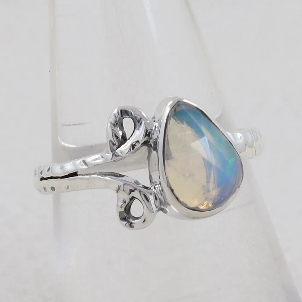 Ethiopian Opal Gemstone Designer Rings