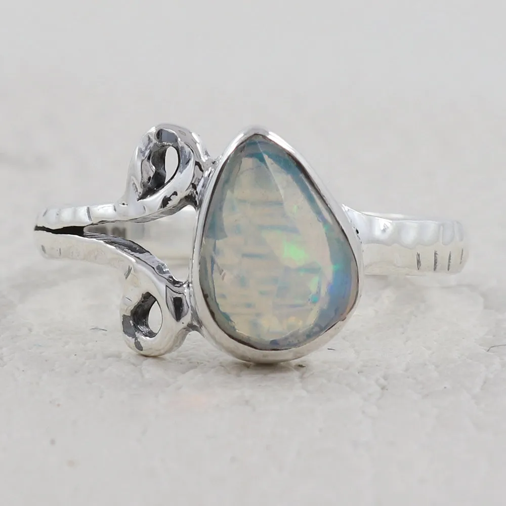 Ethiopian Opal Gemstone Designer Rings