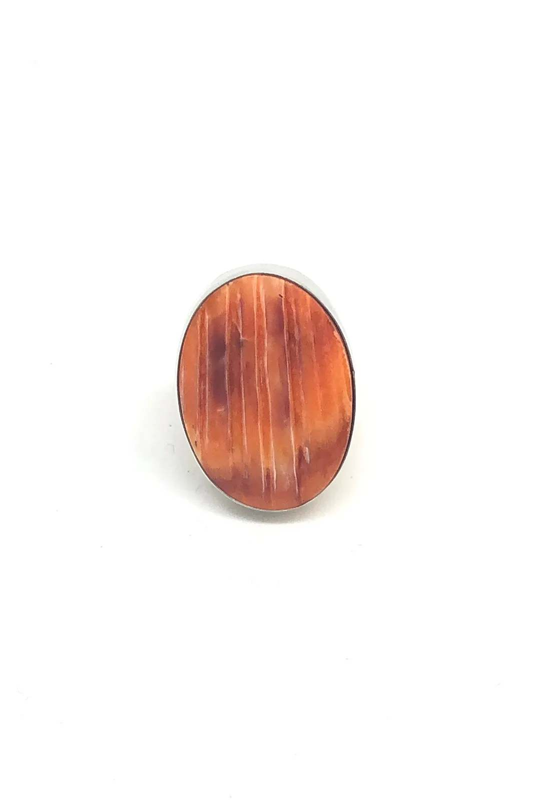 Everett and Mary Teller Oval Spiny Shell Ring (Size 8)