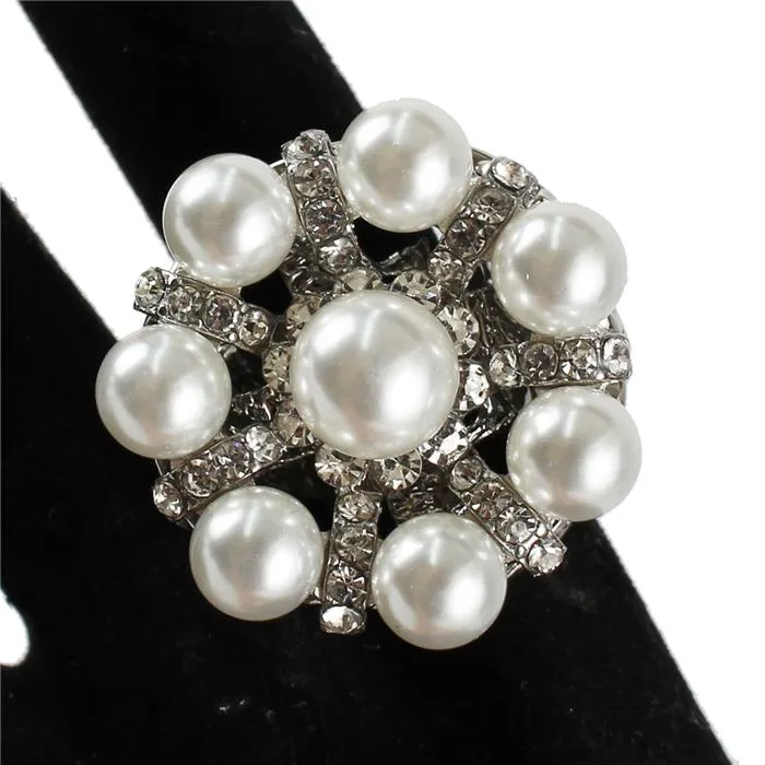 Fashion Pearl Stretch Ring
