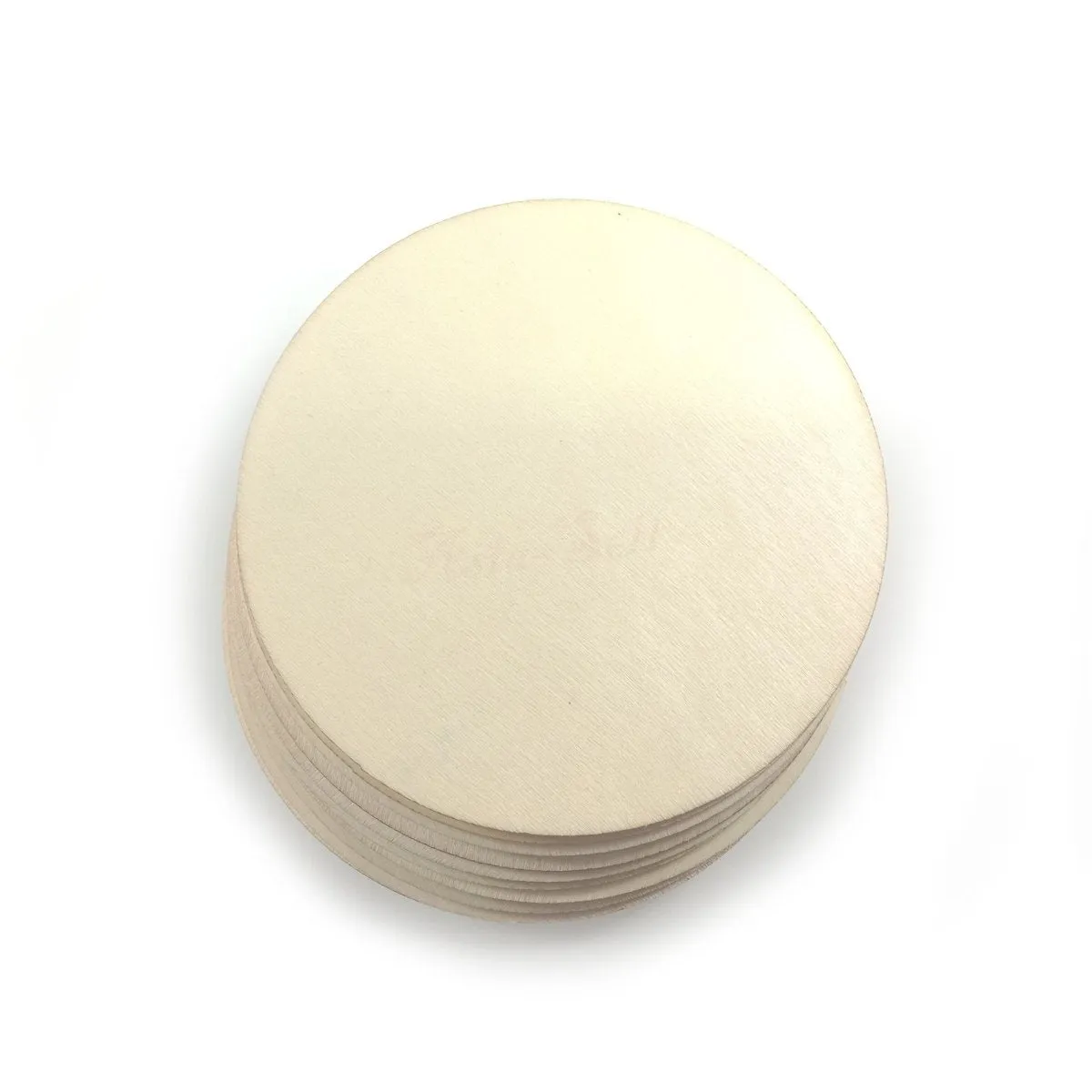Flat Circles Wooden Crafts For DIY Scrapbook Natural Wooden Ornaments Handicraft 10/20/30/40/50/60/80/100mm