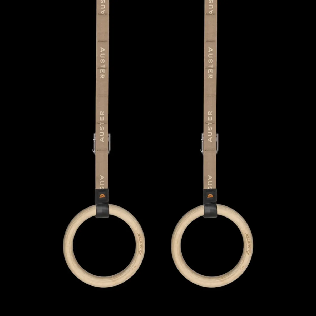 FLYER - 2x Self Anchoring Wooden Rings