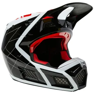 FOX V3 RS CELZ HELMET ECE [RED/BLACK/WHITE]