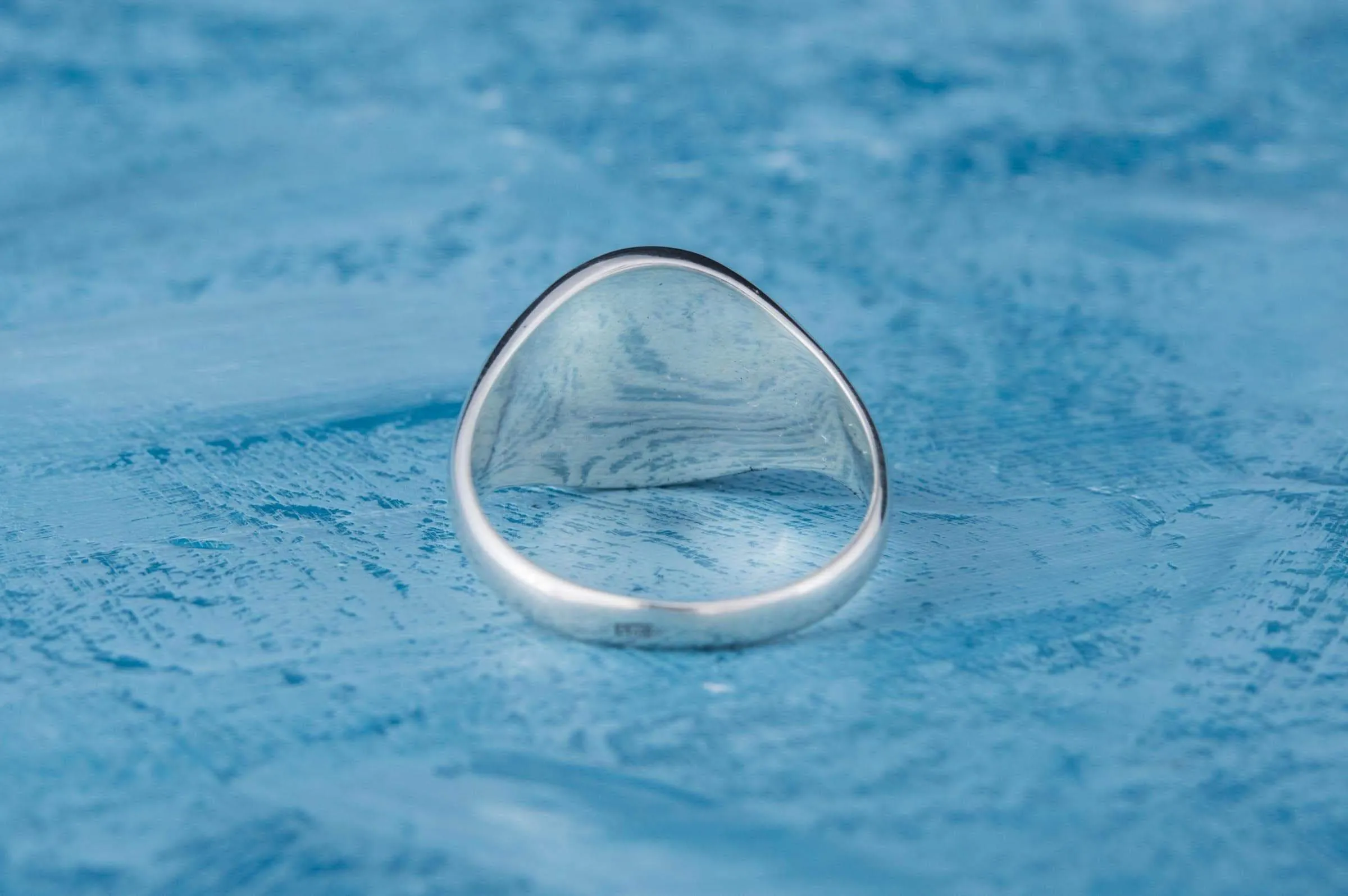 Freemason Square and Compass Sterling Silver Handcrafted Ring