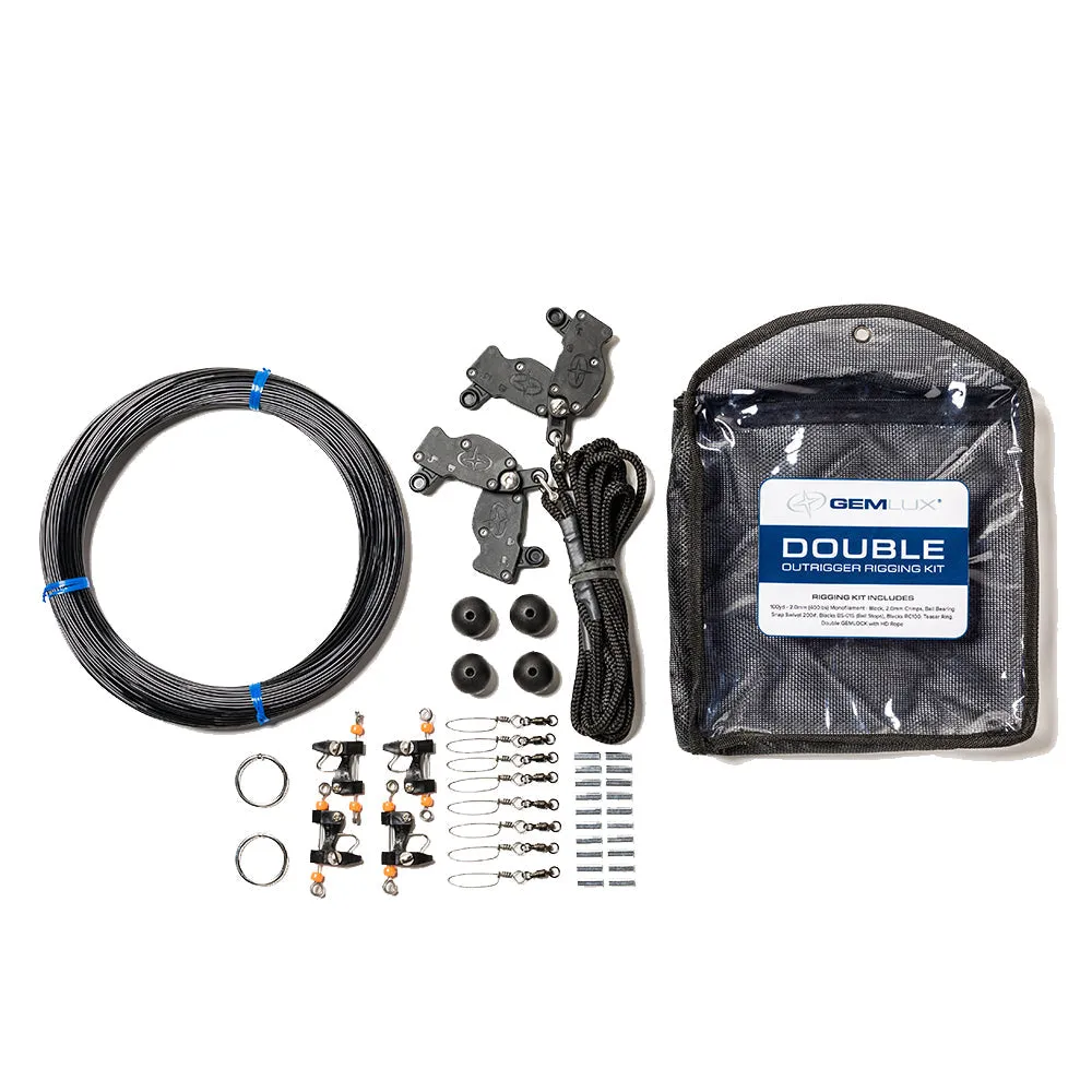 Gemlux Double Outrigger Rigging Kit Black