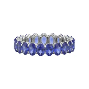 Gemstone Oval Band