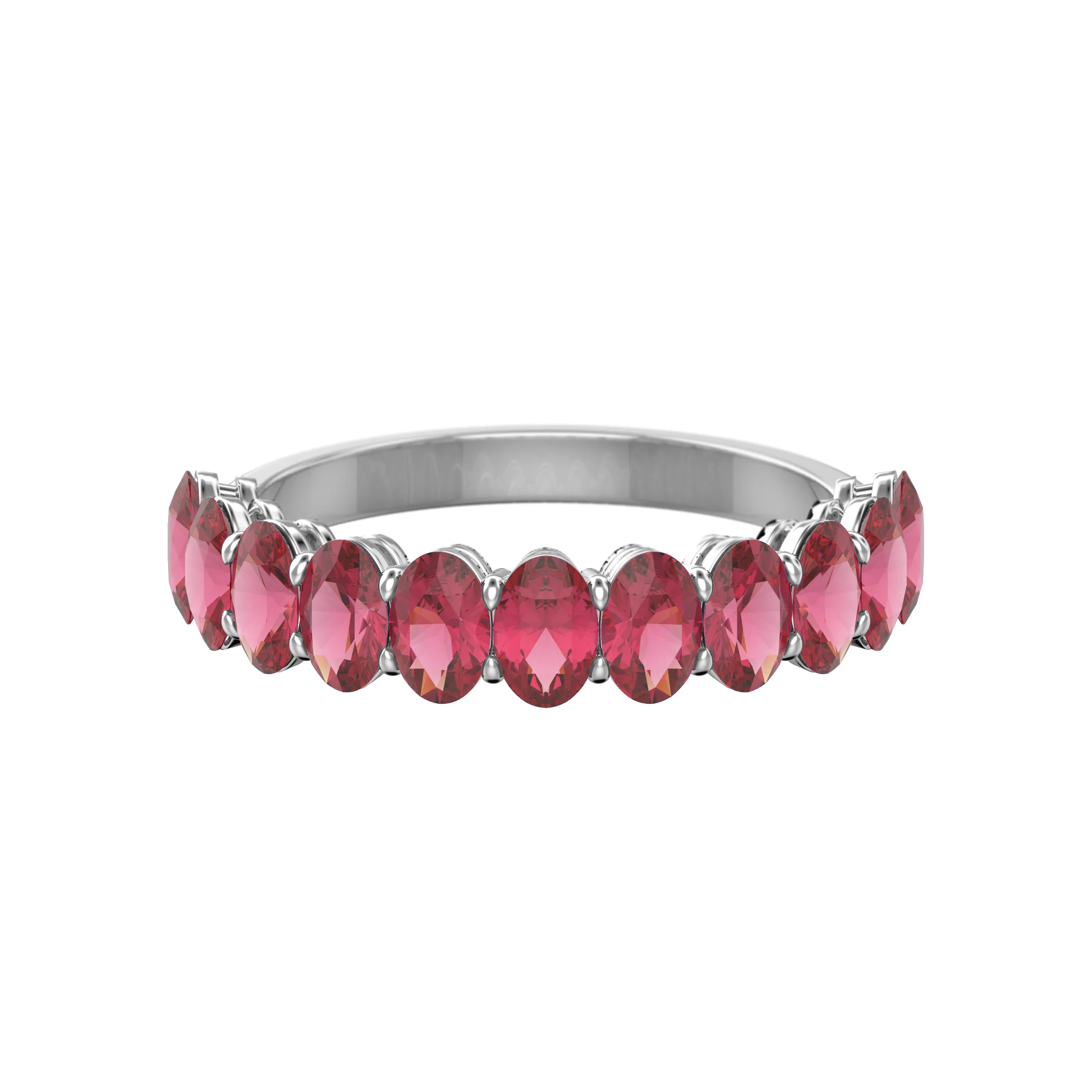 Gemstone Oval Band