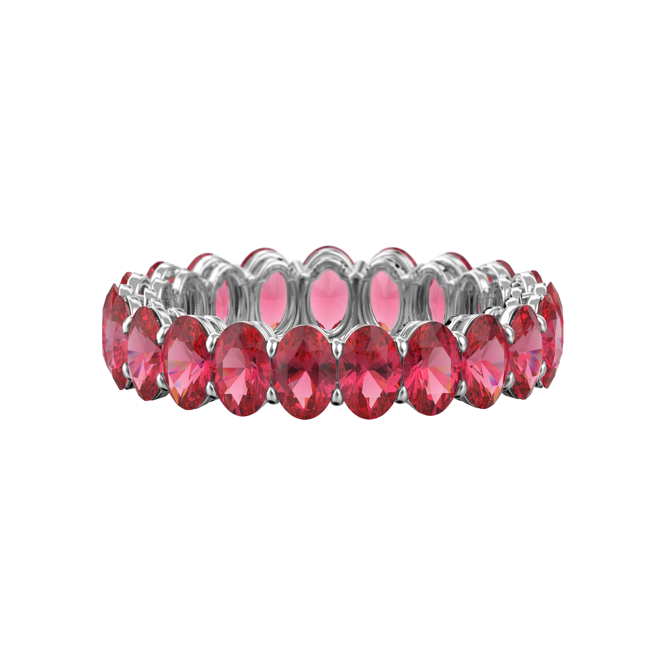 Gemstone Oval Band